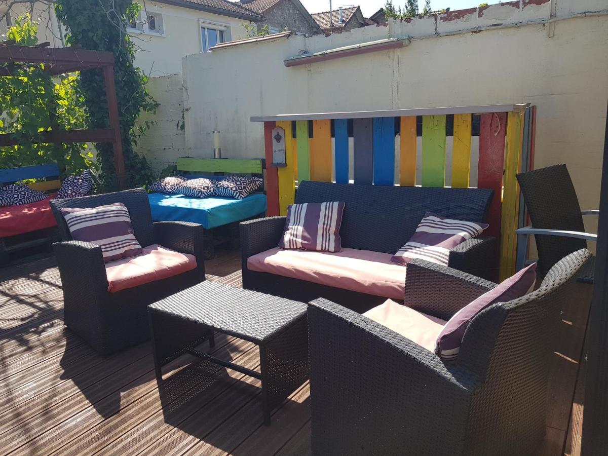2 Chambres D 'Hotes Chez Un Particulier Avec Piscine Saint-Leu-la-Foret Buitenkant foto