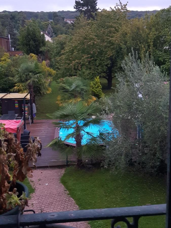 2 Chambres D 'Hotes Chez Un Particulier Avec Piscine Saint-Leu-la-Foret Buitenkant foto